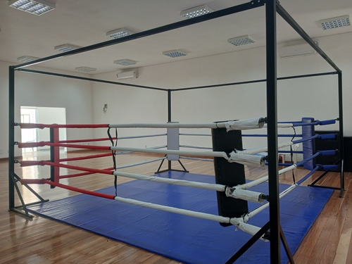 Ringue De Boxe E Muay Thai 4m X 4m Completo, 4 Cordas Top