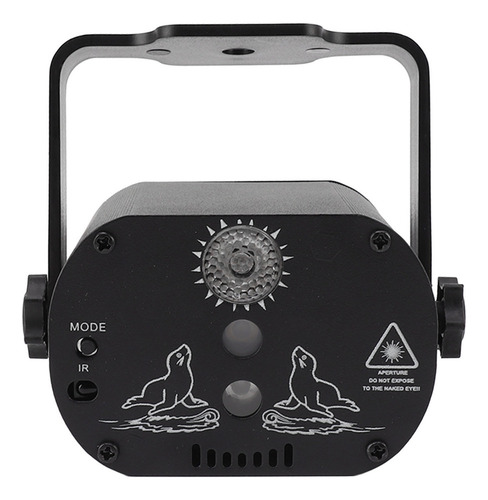 Party Dj Lights Disco, 60 Patrones, Flash Rgb, Recargable
