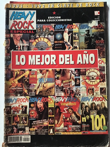Lote 9 Revistas Madhouse Y Heavy Rock Leer (Usado)