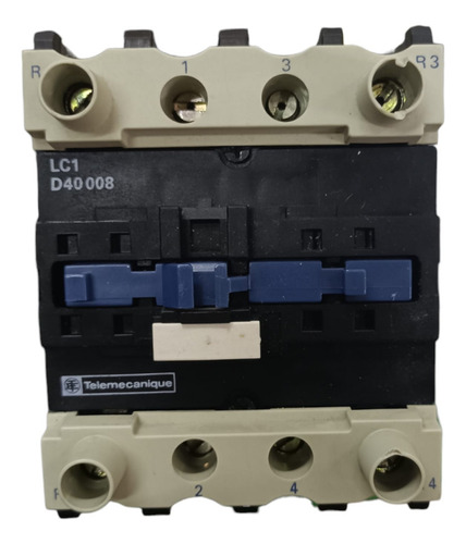 Contactor Telemecanique Lc1d40008 4 Polos 60a, Bobina 220v