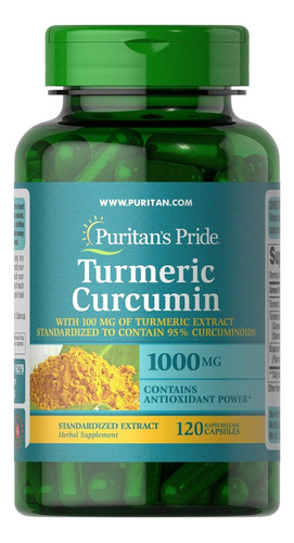 Curcumina De Cúrcuma Puritans Pr - Unidad a $200834