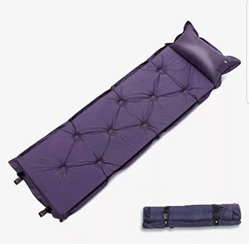 Colchoneta Autoinflable Con Cojin  Outdoor Trekking Camping