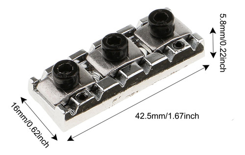 Guitarra Eléctrica Accs Tuerca De Fijación Set Plata