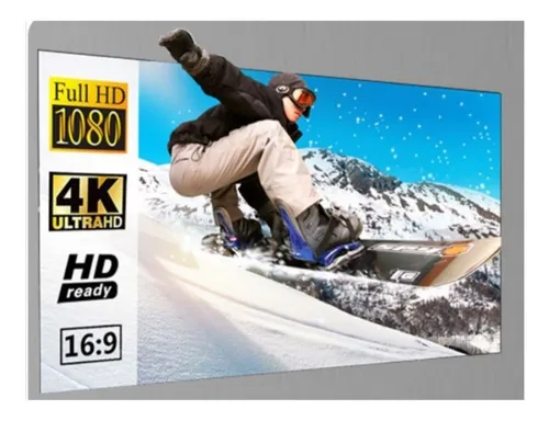comprar Tecido Salange Para Tela Reflexiva - 16:9 - Projetor - 2,5m