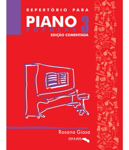 Repertório Para Piano Popular Volume 3 Rosana Giosa