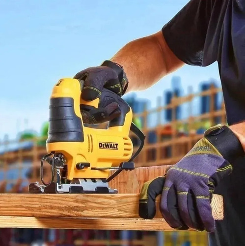 Imagen 8 de 8 de Sierra Caladora 650w, Velocidad Variable Dewalt Dwe300-b2