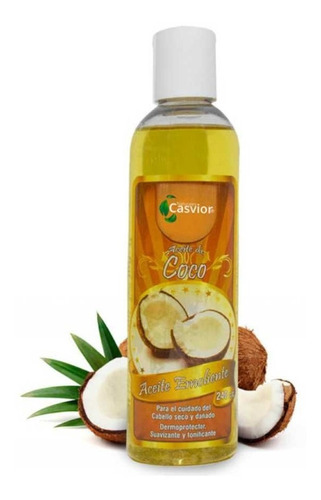 Aceite Coco Casvior Humecta Cuero Cabelludo Y Dermoprotector