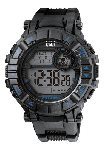 Reloj Digital Q&q M152 Sumergible 100 Metros