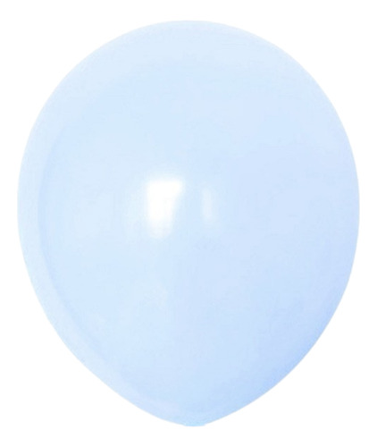 Globo 12 Pastel Celeste X25 