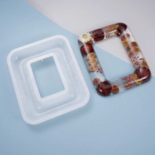 Molde De Silicona Para Mesa Con Marco De Fotos