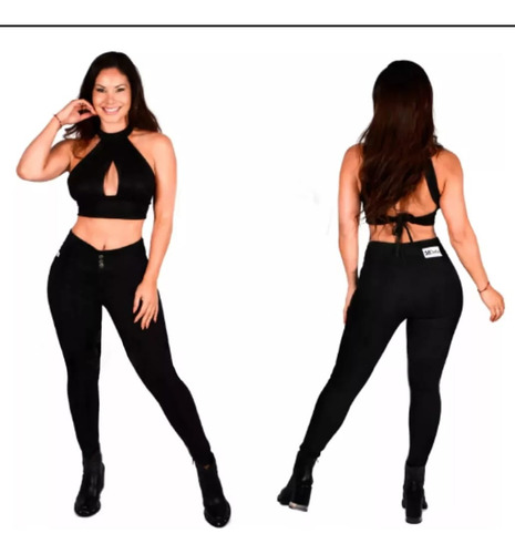 Pantalón Jeans Mujer Corte Colombiano Levanta Cola Push Up !