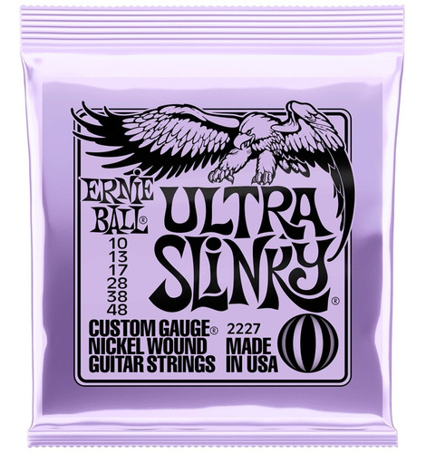 Encordoamento Guitarra Ernie Ball Ultra Slinky 0.10/0.48