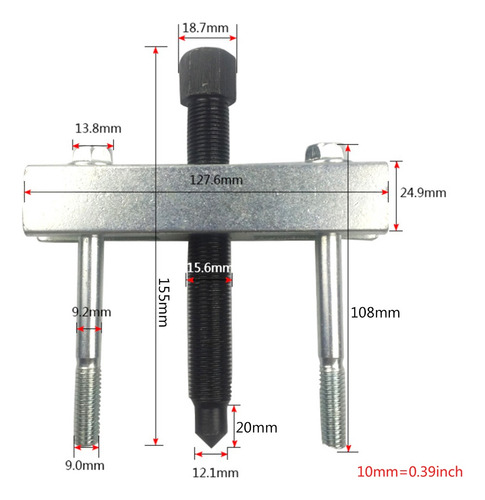 Extrator De Polia De Rosca Cantilever