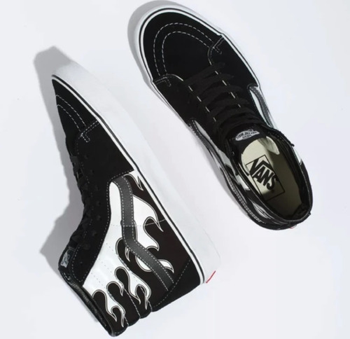 Imagen 3 de 6 de Tenis Vans Sk8 Hi Flames Botas Old Skool Ultra Urban Beach