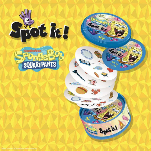 Dobble Bob Esponja / Spot It / Juego De Mesa Cartas