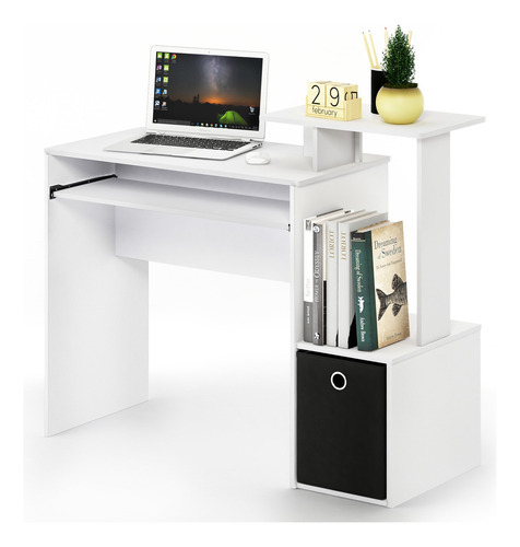 Escritorio Para Computadora Madera Multiproposito, Blanco