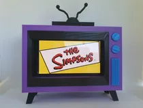 Comprar Simil Televisor Los Simpson - Tv Los Simpson En 20 Cm 