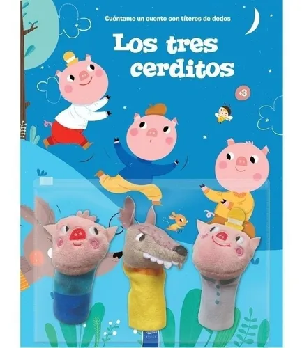 comprar Los Tres Cerditos Cuento Con Titeres De Dedo