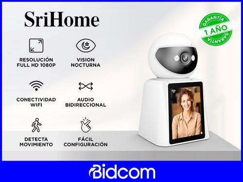 Kit X4 Cámara De Seguridad Srihome Audio Bidireccional 1080p