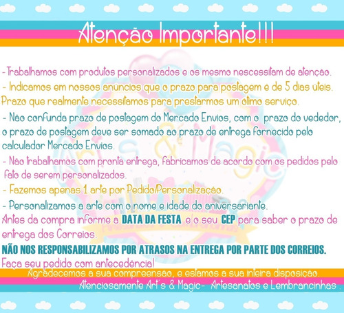 Imagem 3 de 3 de Kit Infantil Lembrancinhas Personalizadas Super Mario Bros