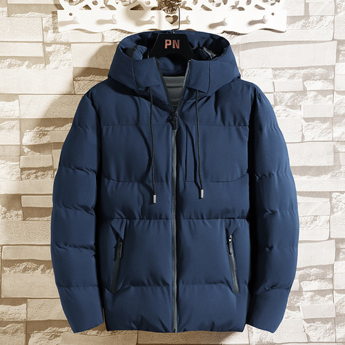 Chaqueta Acolchada De Algodón Con Capucha De Invierno Para H