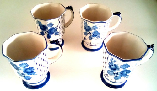 Tazas De Porcelana Rusas Gzhel