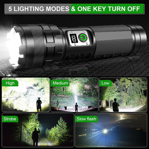 Linternas Led Recargables Linterna De 900000 Lúmenes