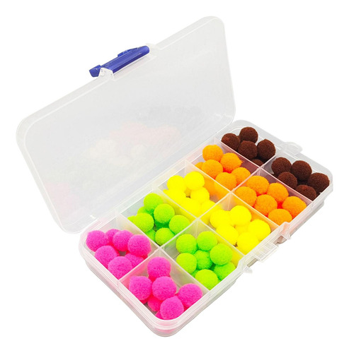3 X 100x, Pesca Con Mosca, Trucha, Huevo, Bola De Sin Oropel