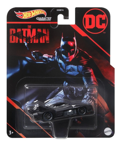 Auto/Camioneta a escala Mattel Batman The batman pelicula 1:64 color negro