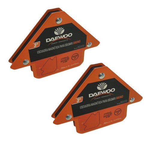 Escuadra Magnética Para Soldar Daewoo 3 Pulgadas Set X 2 