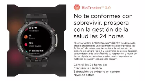 Amazfit-reloj inteligente t-rex 2, pulsera de doble banda con