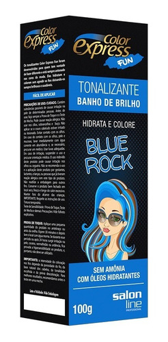 Tonalizante Color Express Fun Blue Rock 100g Salon Line