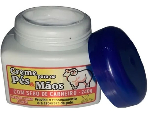 Creme Para Pés E Mãos Sebo De Carneiro Sanjully