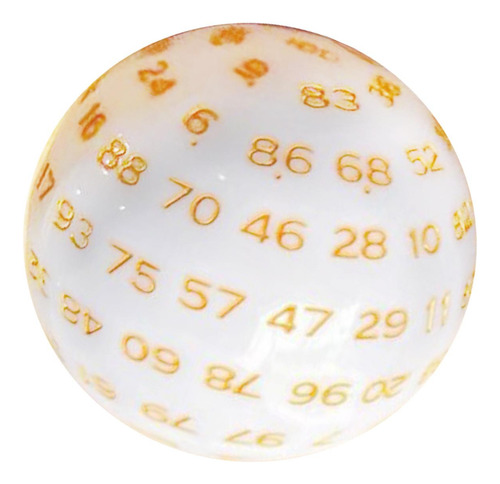 2 Dados 100 Lados Compactos Acrílicos Grandes D100 Para