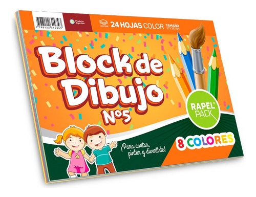 Block De Dibujo Color N° 5 X 24 H. Igneo 7101 A4