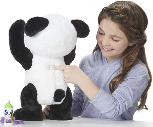 Fur Real Oso Panda Curioso Plum Friends