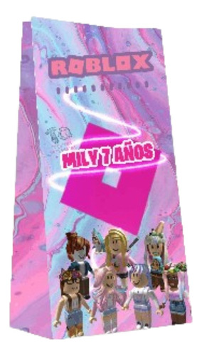 Bolsas Roblox Niña Para Sorpresitas O Souvenirs Pack X10