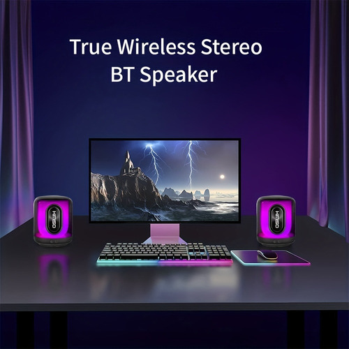 Bluetooth Mini Kimiso-a8 Mini - Subwoofer, Luces Led, Portát