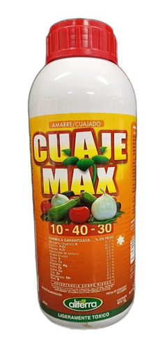 Cuaje Max Fertilizante Para Floracion 1l Hidrolizado Lombriz