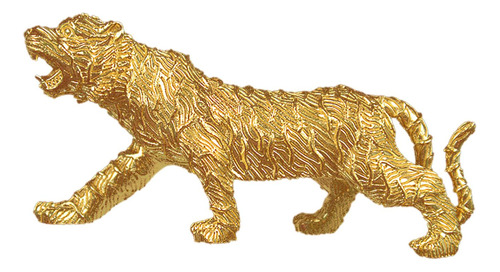 Escultura Viva Moderna Del Ornamento Del Tigre De Cobre Para