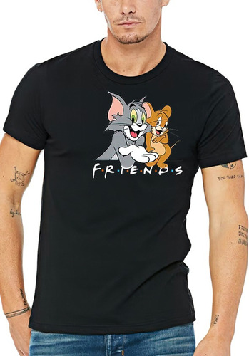 Poleras Estampadas Con Diseño Tom Y Jerry Friends