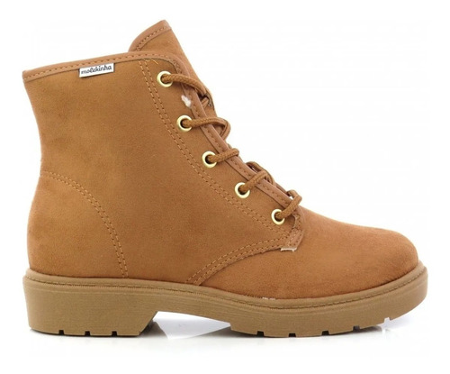 Bota Molekinha Infantil Menina 2164124 5881 Camel