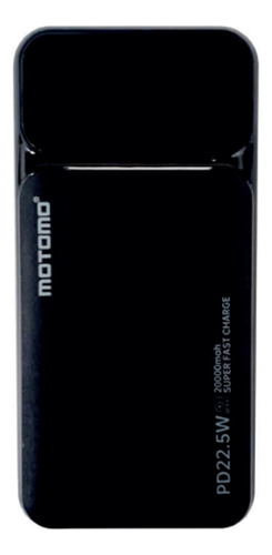 Bateria Portatil Powerbank Motomo Pobamo40 20.000 Mah Negro