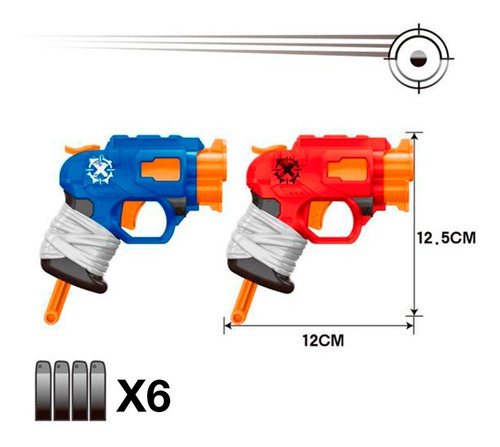 Imagen 2 de 2 de Pistola Lanza Dardos Hero Firestrike 8039 1975058 Shine