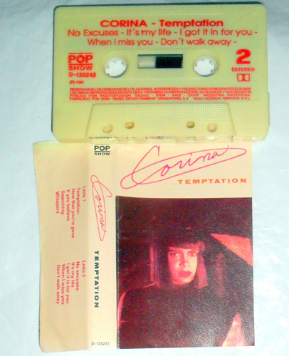 Corina - Temptation * Pop House 1991 Casete Ex (Usado)