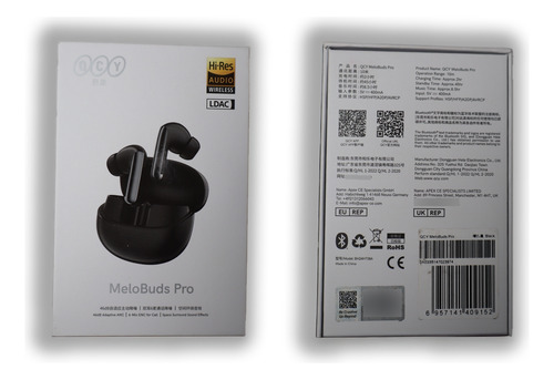 Fone De Ouvido Qcy Ht08 Melobuds Pro Anc Conexão Multiponto