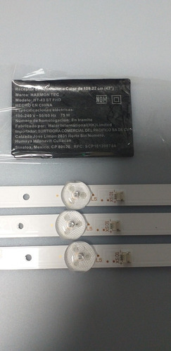 Kit De Leds Para Pantalla Harmon Tec Modelo Ht-43st Fhd (Usado)