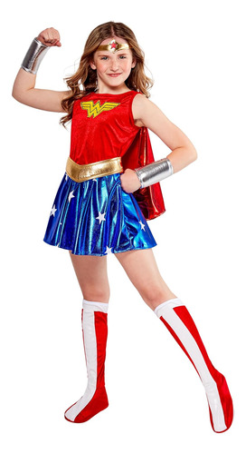 Disfraz Infantil De Super Dc Heroes Wonder Woman