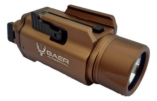 Linterna Led Para Pistola 1500lm Laser Integrado Glock Cz Verde Ral-8000