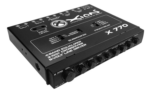 Xion X 770 Pre Amplificador Ecualizador Crossover Negro 